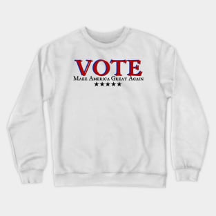 Vote Make America Great Again Red/Blue Crewneck Sweatshirt
